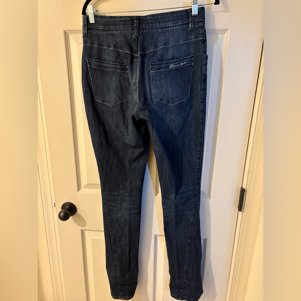 Escada Dark Indigo Ankle Jeans Euro 38 US 8 - Picture 4 of 10